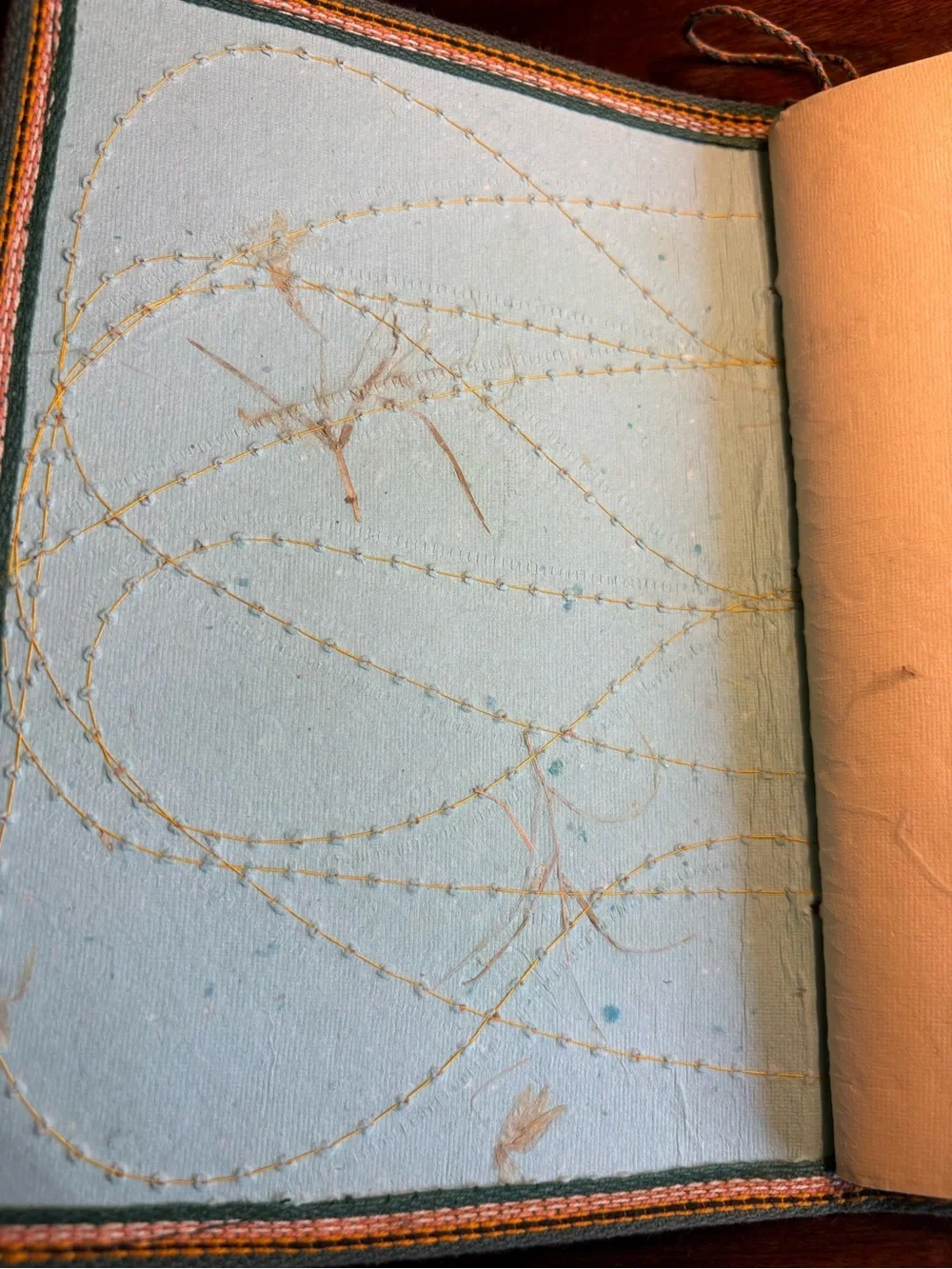 Indian journal/diary with handmade paper, 100% recycled paper